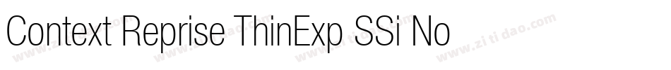Context Reprise ThinExp SSi Normal字体转换